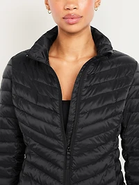 Water-Resistant Narrow-Channel Puffer Jacket