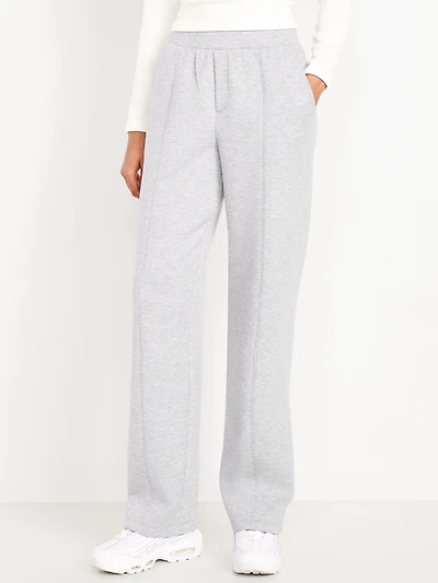 High-Waisted Bounce Fleece Trouser Sweatpants