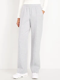 High-Waisted Bounce Fleece Trouser Sweatpants