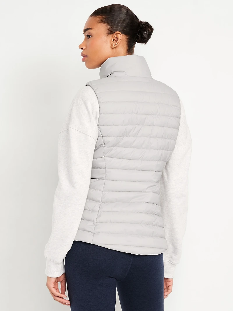 Water-Resistant Packable Puffer Vest