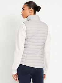 Water-Resistant Packable Puffer Vest