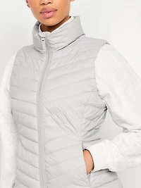 Water-Resistant Packable Puffer Vest