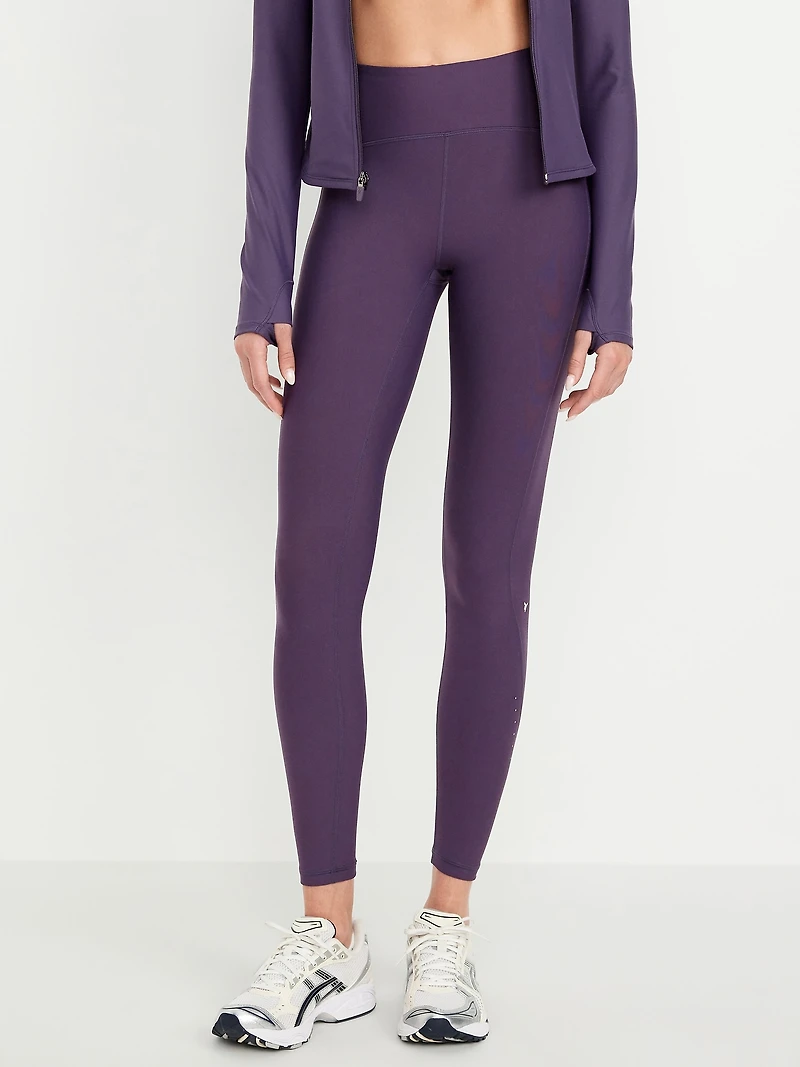 High-Waisted PowerSoft Train 7/8 Run Leggings