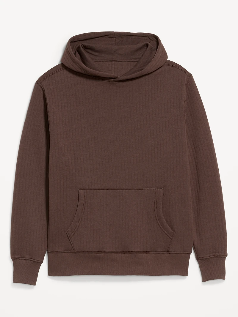 Essential Quilted Fleece Hoodie