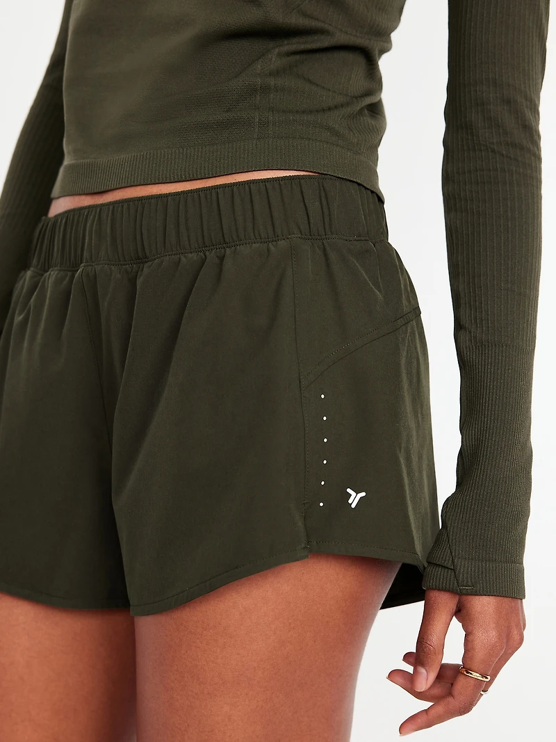 Mid-Rise StretchTech Run Shorts - 3-inch inseam