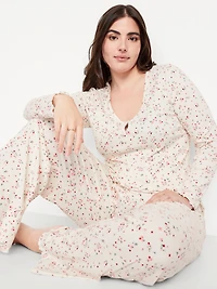 Cozy Ribbed Pajama Top