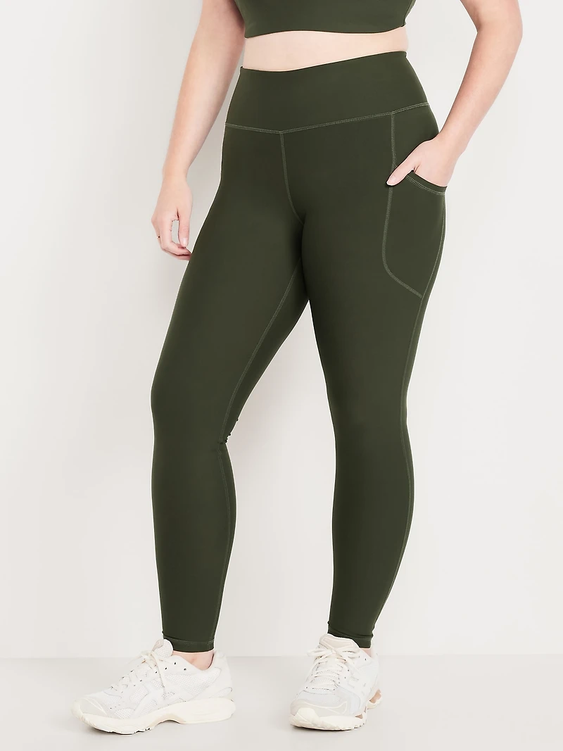 High-Waisted PowerSoft Full-Length Pocket Leggings