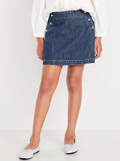 Jean Sailor Skort for Girls