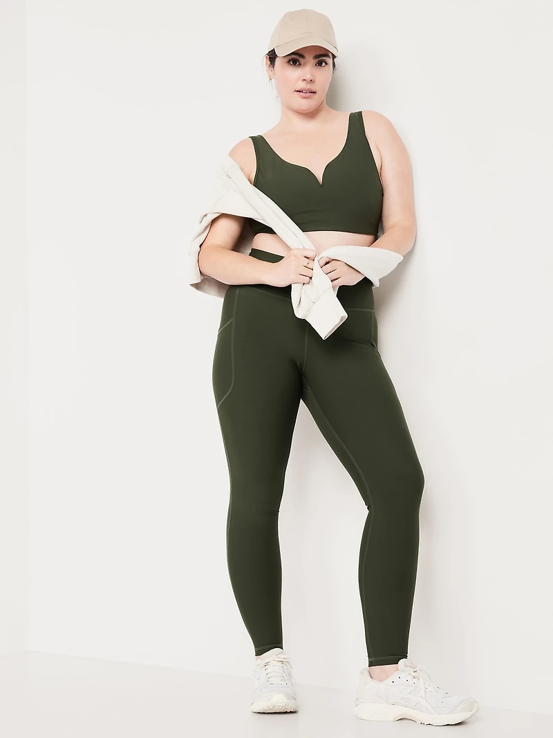 High-Waisted PowerSoft Full-Length Pocket Leggings