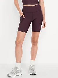 High-Waisted PowerSoft Biker Shorts - 8-inch inseam