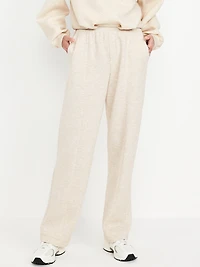 High-Waisted Bounce Fleece Trouser Sweatpants