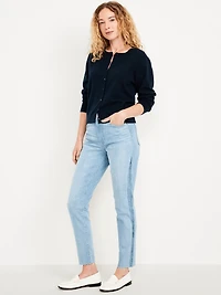 High-Waisted OG Straight Cut-Off Ankle Jeans