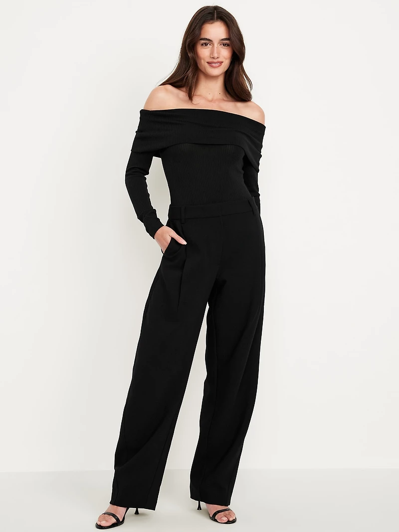 High-Waisted Taylor Barrel Ankle Pants