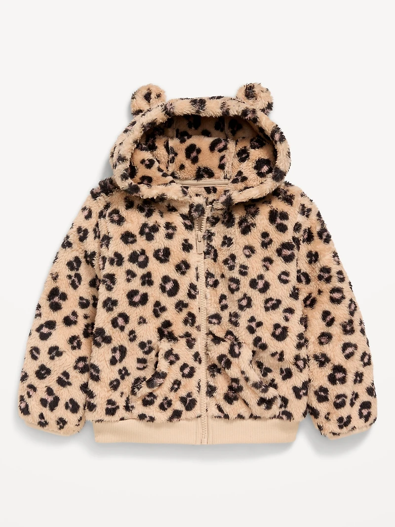 Critter Hooded Jacket for Toddler Girls