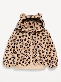 Critter Hooded Jacket for Toddler Girls