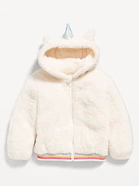 Critter Hooded Jacket for Toddler Girls