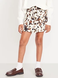 Faux-Suede Button-Front Skirt for Girls