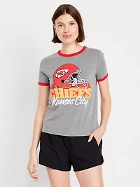 Kansas City Chiefs EveryWear Crew-Neck Ringer T-Shirt