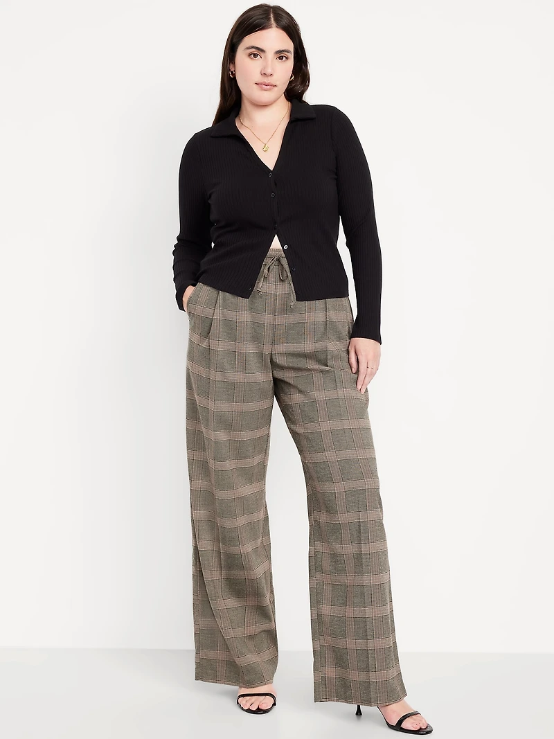 High-Waisted Bille Wide-Leg Trouser