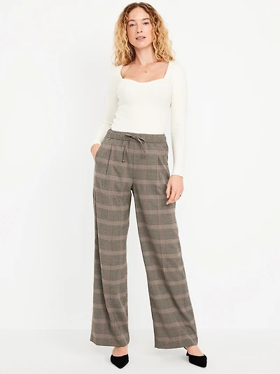 High-Waisted Bille Wide-Leg Trouser