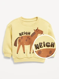 Printed Crew-Neck Sweatshirt for Baby