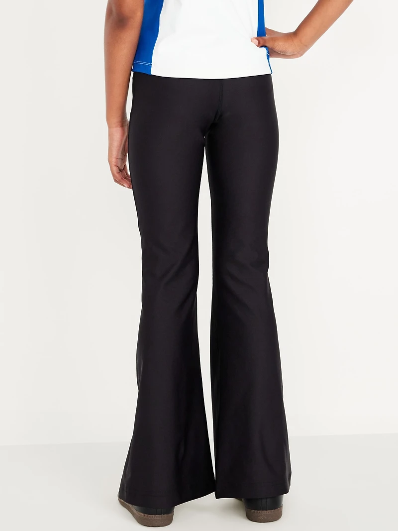 High-Waisted PowerSoft Flare-Leg Performance Leggings for Girls