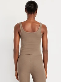 Cozy Waffle Pajama Tank Top