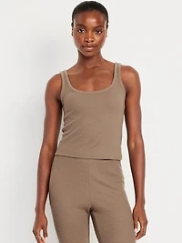 Cozy Waffle Pajama Tank Top