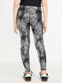 High-Waisted PowerSoft 7/8-Length Side-Pocket Leggings for Girls