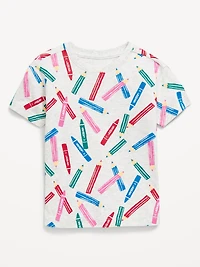 Printed Short-Sleeve T-Shirt for Toddler Girls