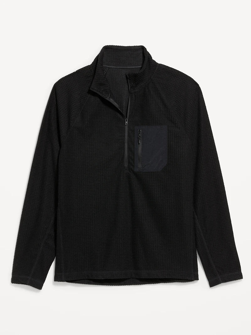 Waffle Half-Zip Performance Pullover