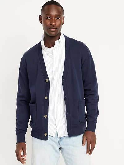 Fleece Cardigan Sweater