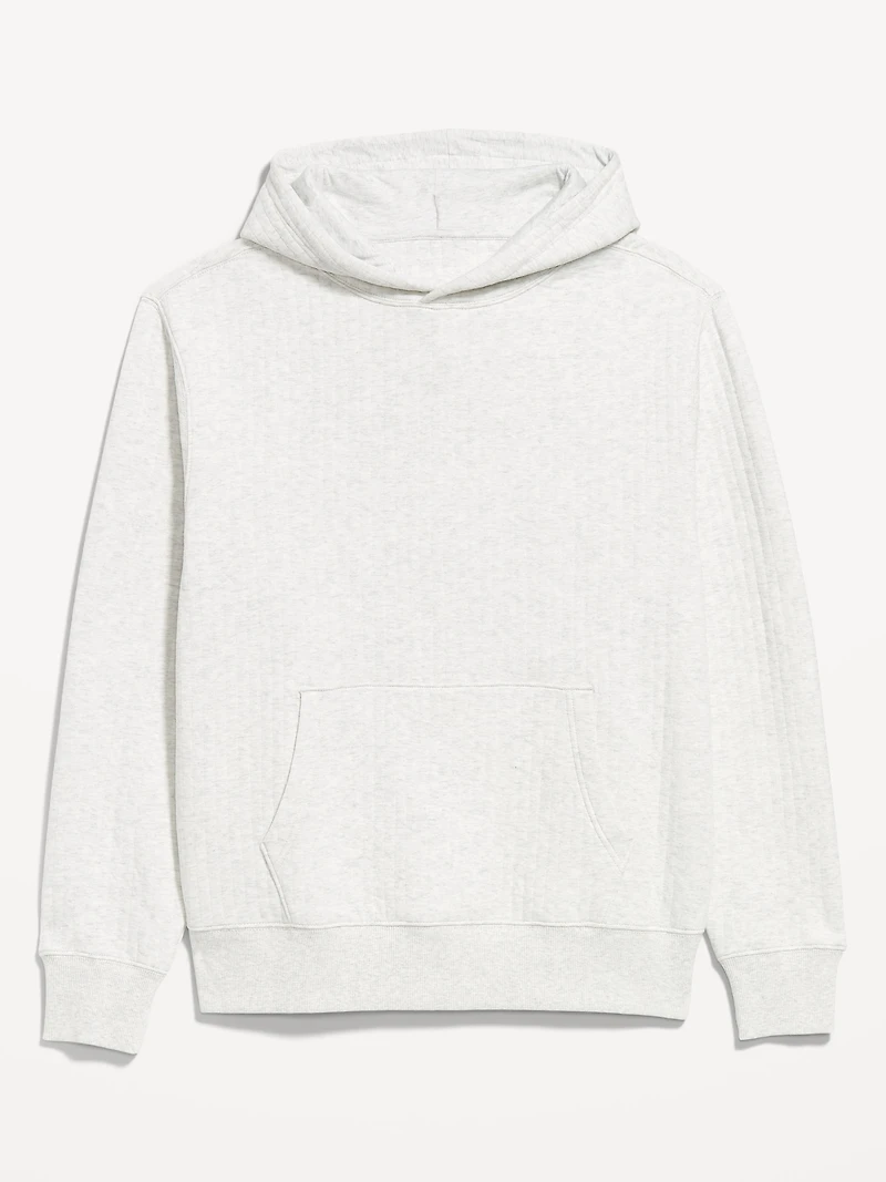 Essential Quilted Fleece Hoodie