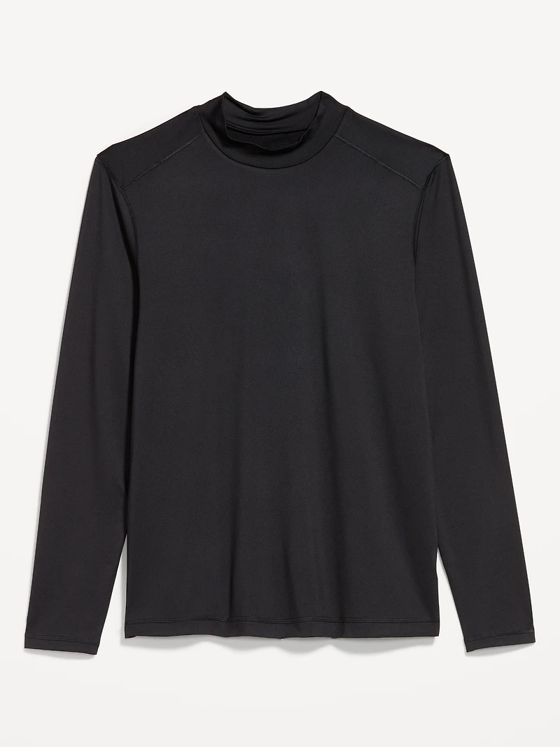 Mock-Neck Long-Sleeve Baselayer Top