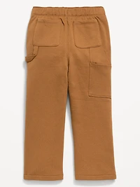 Loose Utility Fleece Straight-Leg Pants for Toddler Boys