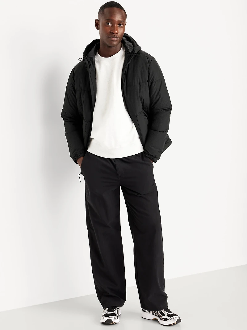 Frost-Free Water-Resistant Hooded Puffer Jacket