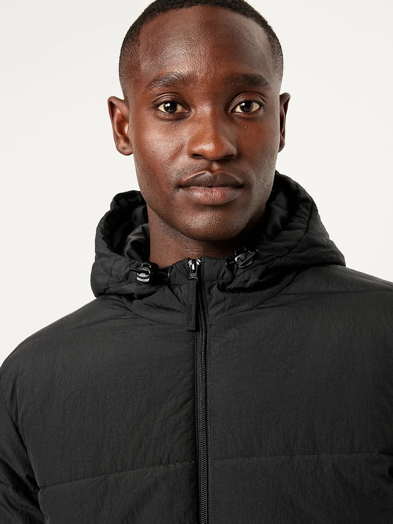 Frost-Free Water-Resistant Hooded Puffer Jacket