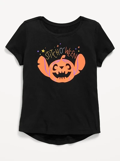 Disney Stitch Halloween Graphic T-Shirt for Girls