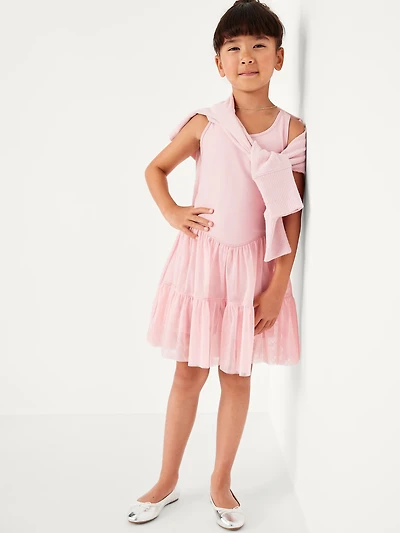 Poweroft leeveless Tutu Athletic Dress for Girls