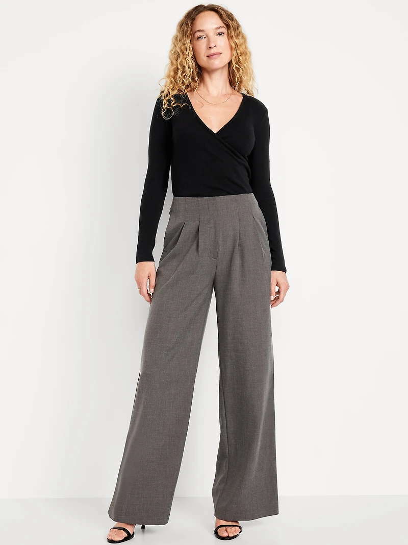Extra High-Waisted Super Wide-Leg Pants