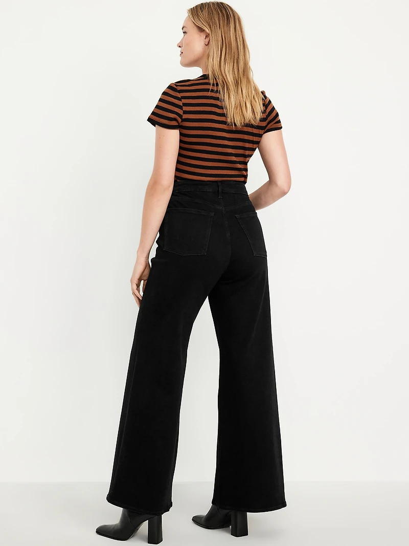 Extra High-Waisted Super Wide-Leg Jeans