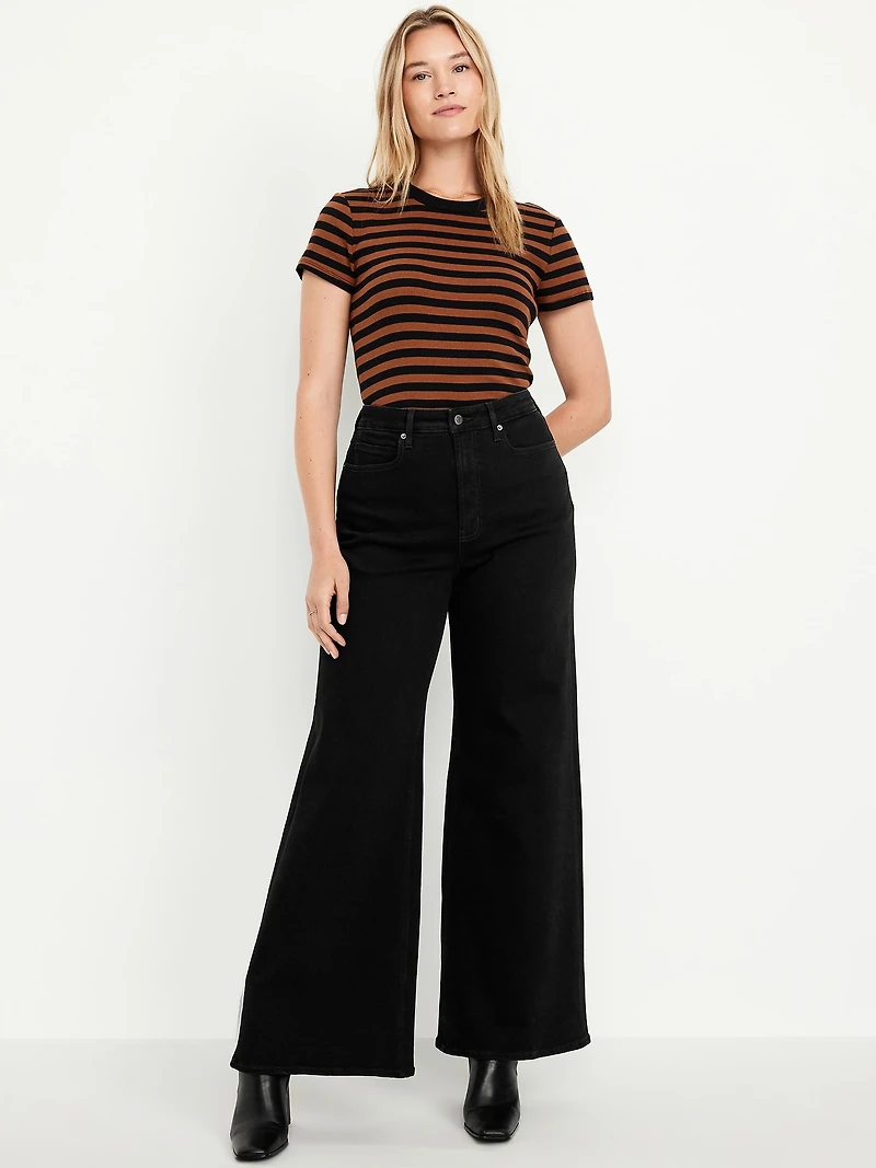 Extra High-Waisted Super Wide-Leg Jeans