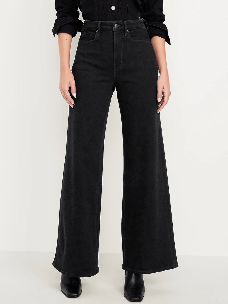 Extra High-Waisted Super Wide-Leg Jeans