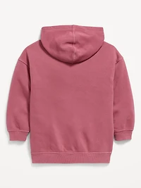 Oversized Graphic Tunic Pullover Hoodie for Girls