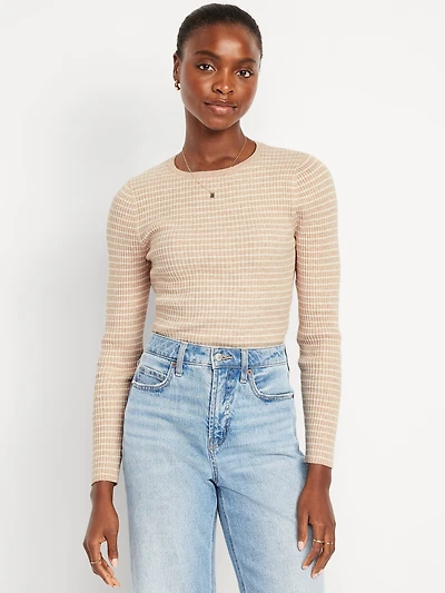 SoSoft Lite Ribbed Crew-Neck Sweater