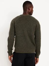 Wool-Blend Crew-Neck Sweater