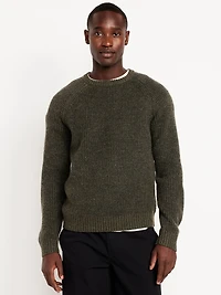 Wool-Blend Crew-Neck Sweater