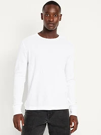 Waffle-Knit T-Shirt
