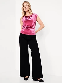 Velvet Ruched Top