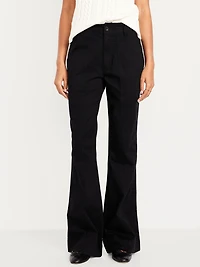 Mid-Rise Flare Pants